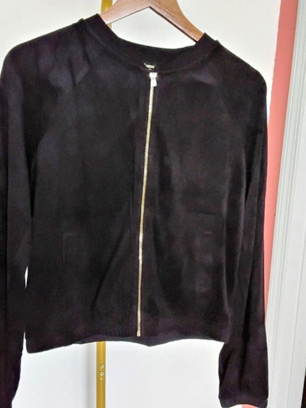 Juicy Couture Black Label Velvet Zip Jacket